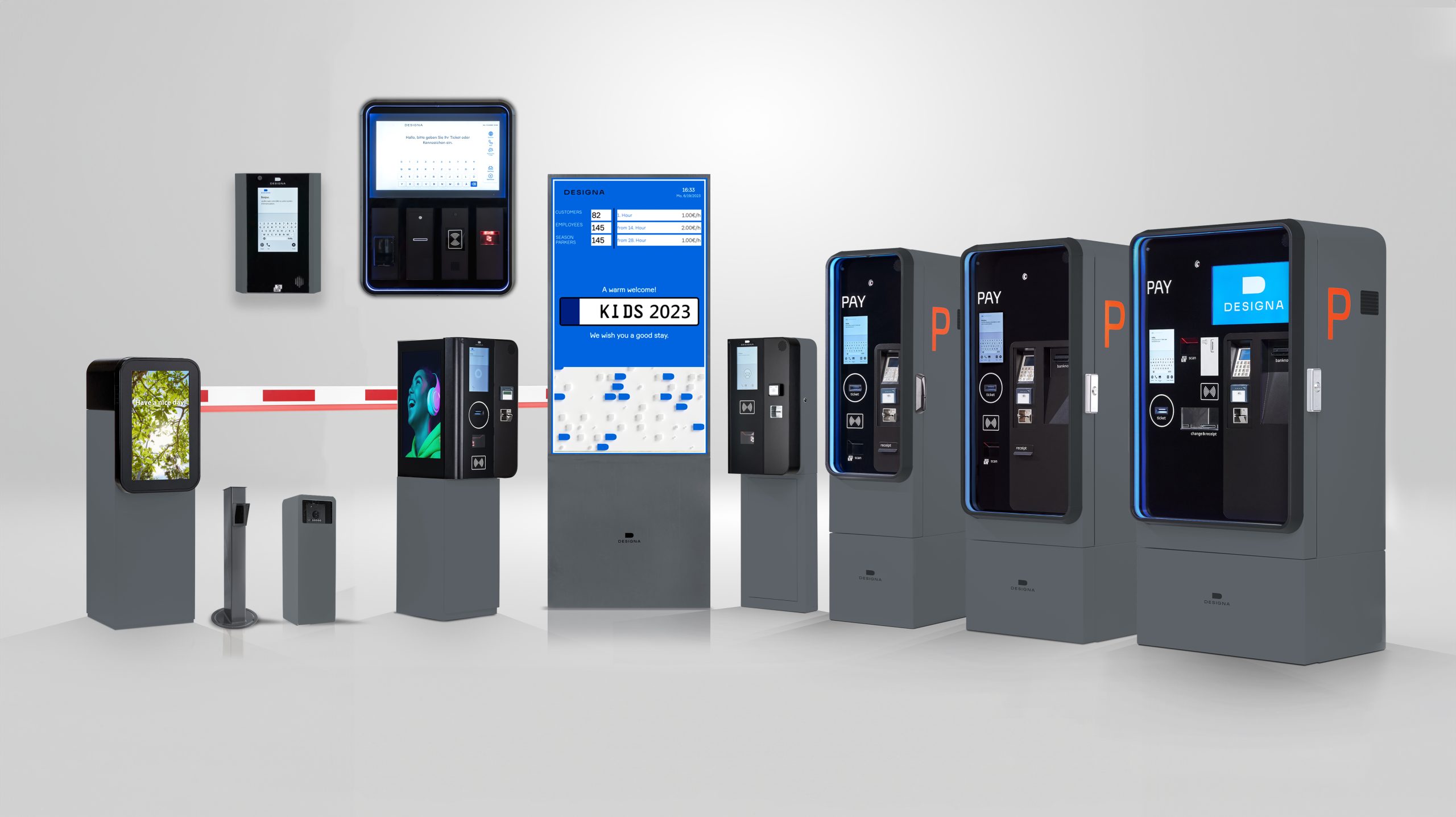 Range of Paid Parking System Equipment